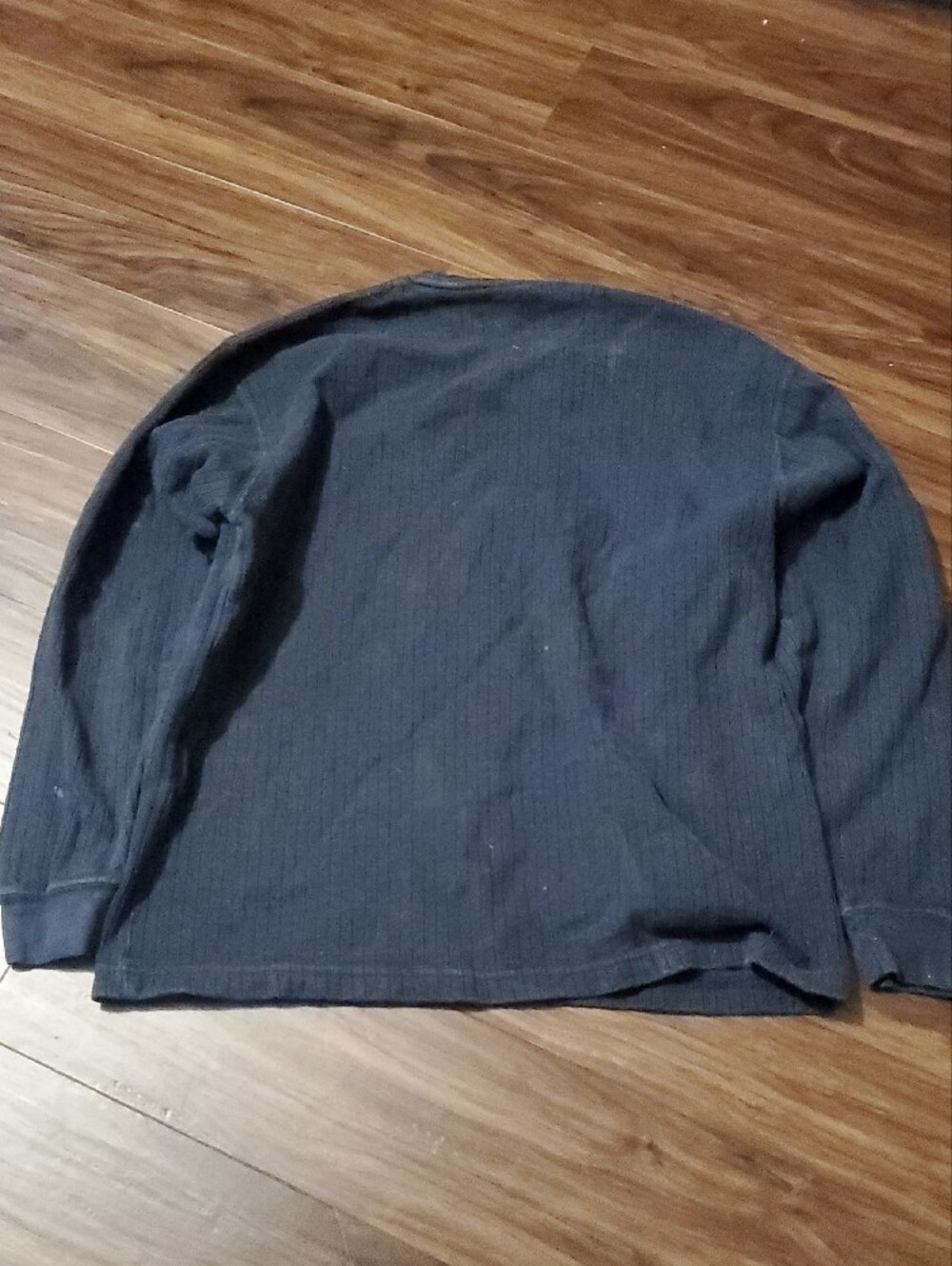 NATURAL LIFE Navy Ribbed Long Sleeve Top - Picture 6 of 6